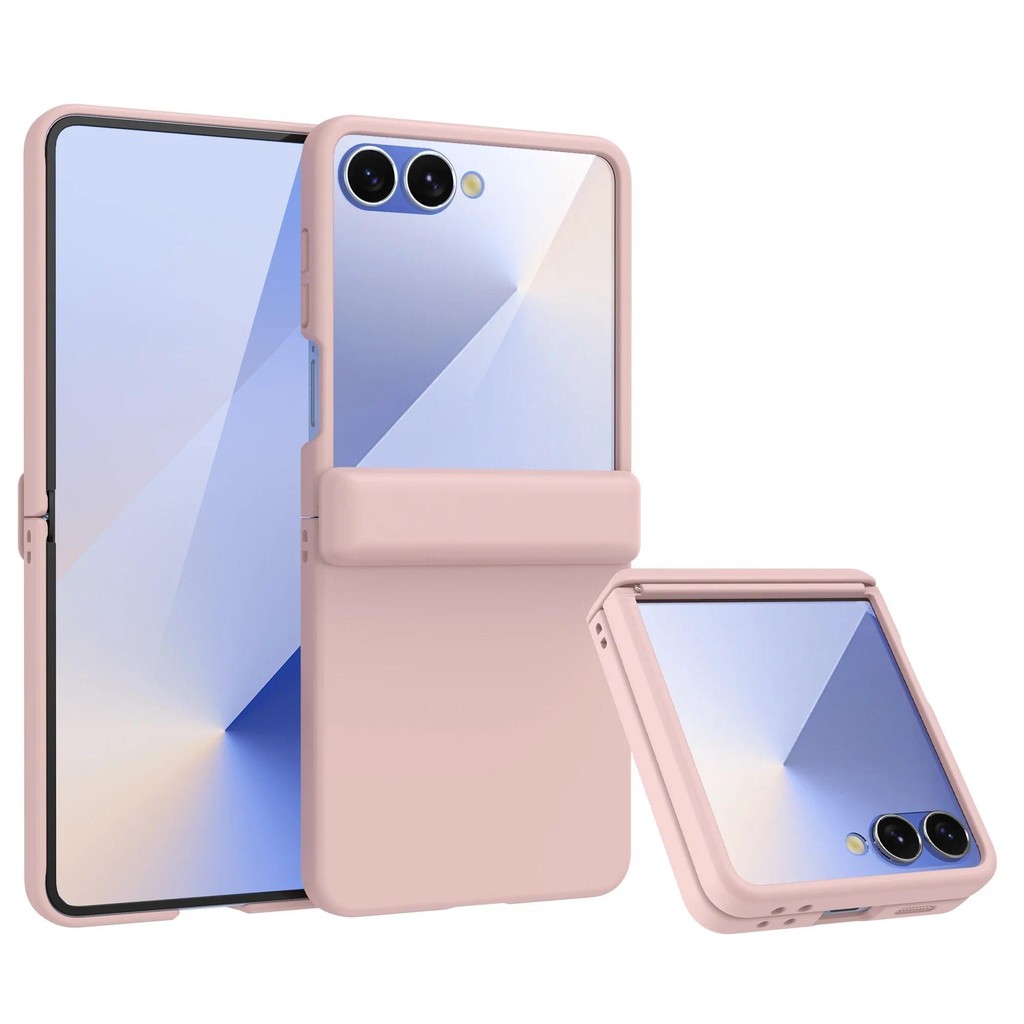 TPU có màng cường lực Bản lề Vỏ bảo vệ Vỏ điện thoại cho Samsung Galaxy Z Flip 7 6 5 4 3 Flip7 Flip6 Flip5 Flip5 Flip4 5G