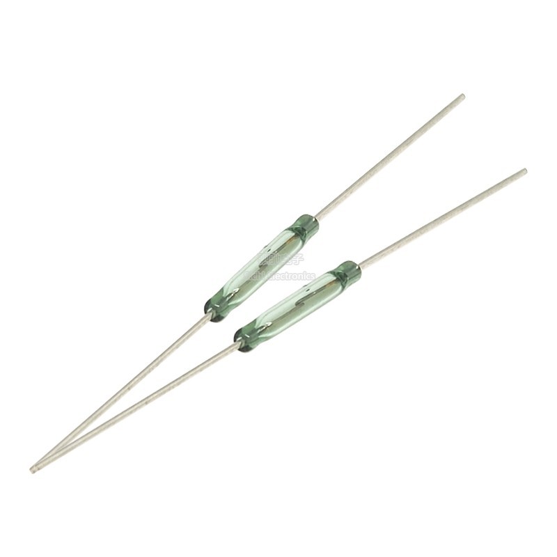 MKA10110 Ống lò xo khô nhập khẩu của Nga thường mở Loại 1.8 / 2 * 10MM Điều khiển từ tính Công tắc cảm ứng từ tính từ tính