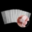GILL 50 Cái Dạng Bọc, Acrylic UV Gel Pháp Lụa Sợi Thủy Tinh Móng Tay Nối Dài, 8x4cm Không Dệt Làm Móng Tay Xây Dựng Giấy Sợi Thủy Tinh