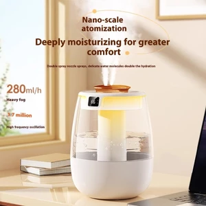 Máy tạo độ ẩm USB cơ khí exhila Máy tạo độ ẩm phun sương lớn Máy phun sương 1300ml Máy tạo độ ẩm gia đình dung tích lớn