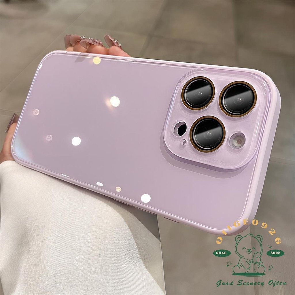 Vỏ thủy tinh lỏng Macaroon Vỏ điện thoại iphone16 Pro Max 15 14 13 12 11casing cho vỏ iPhone Vỏ mềm silicon TPU chống sốc