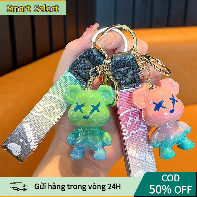 [COD] Móc Khoá Gấu Bearbrick Đáng Yêu – Treo Balo, Túi Xách, Trang Trí Xe Cực Xinh
