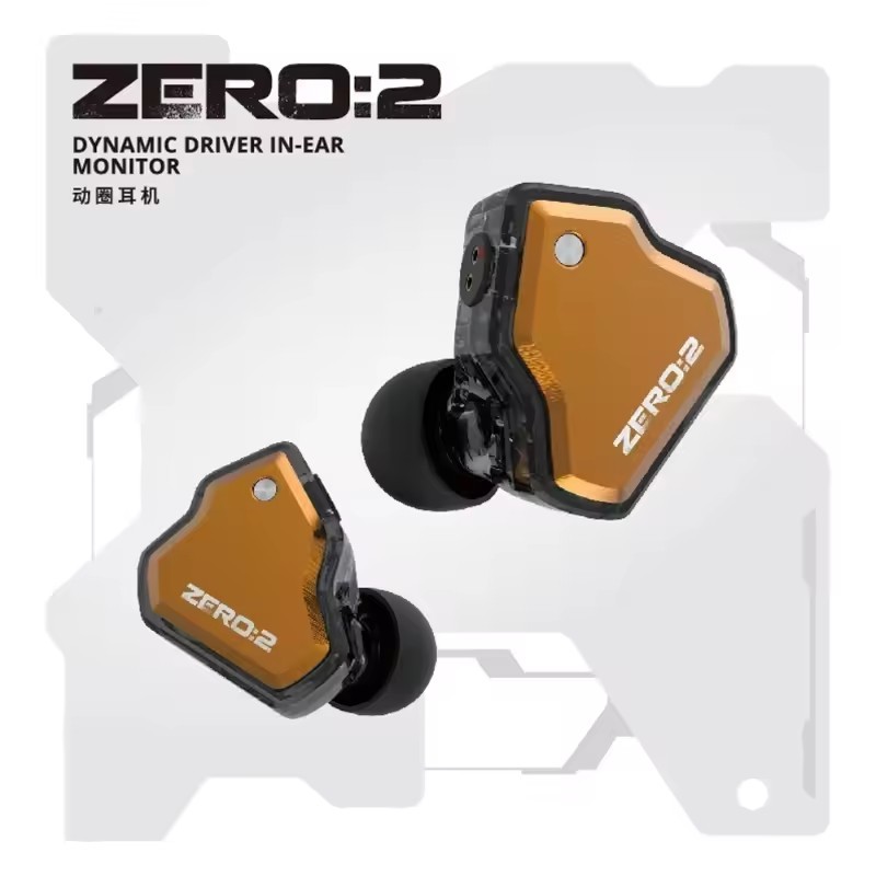7Hz x Crinacle Zero 2 Tai nghe cập nhật Trình điều khiển động10mm Tai nghe có dây IEM Tai nghe chơi game có cáp OFC IEM dành cho nhạc sĩ