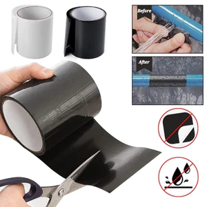 Cuộn Băng Keo Da Màu Đen 10cm*1.5m Chống Thấm Băng Siêu Dính Chống Thấm Ước Rò Dột Chịu Nhiệt