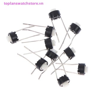 Toplanswatchstore 10 chiếc Nút cảm ứng 6 * 6 * 5mm Nút nhấn xúc giác DIP Nút nhấn Micro VN