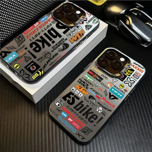 Ốp Lưng Cho Infinix Note 50 Pro Plus 5G Note 40 Pro Plus Note 40S Note 30 Pro Note 30 VIP Note 12 G96 Zero 40 Zero 30 4G / 5G Ốp Lưng Xe Đạp Xe Máy Logo Vỏ Tranh Vỏ Điện Thoại