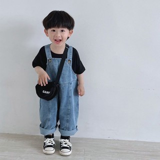 Mùa Xuân Phong Cách Mới Trẻ Em Quần Lót Denim Phiên Bản Hàn Quốc Bé Trai Bé Gái Quần Jean Rời Cho Bé Quần Dài