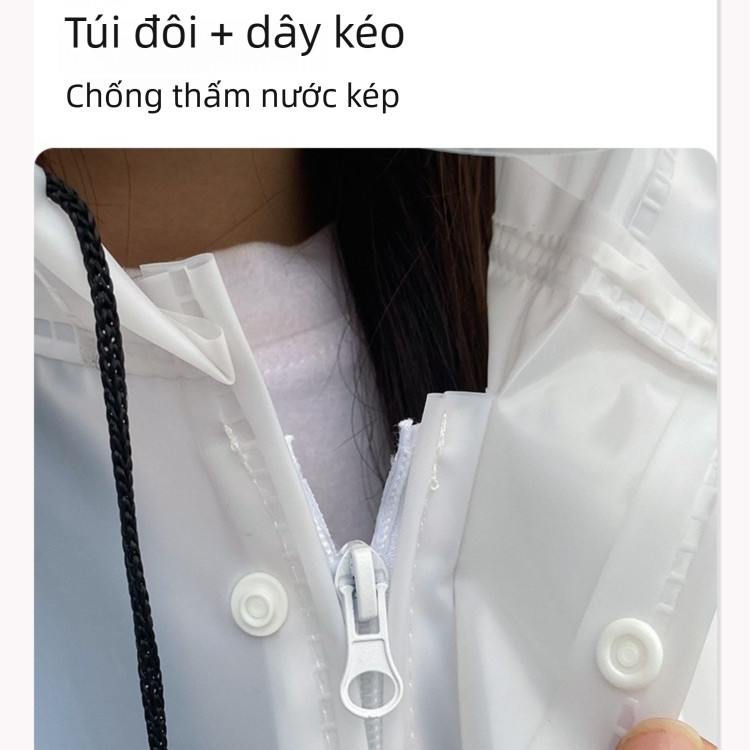 Áo mưa Đi xe máy Unisex Split Áo mưa Strip Áo mưa thoải mái và chống mài mòn thoáng khí - Bộ áo mưa vải Oxford, Bộ áo mưa xe máy