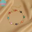 Vòng tay nữ phong cách Hàn Quốc với hạt zircon và đá ngọc trai, màu sắc đa dạng, hình tượng trái tim và ngôi sao - Quà tặng hoàn hảo