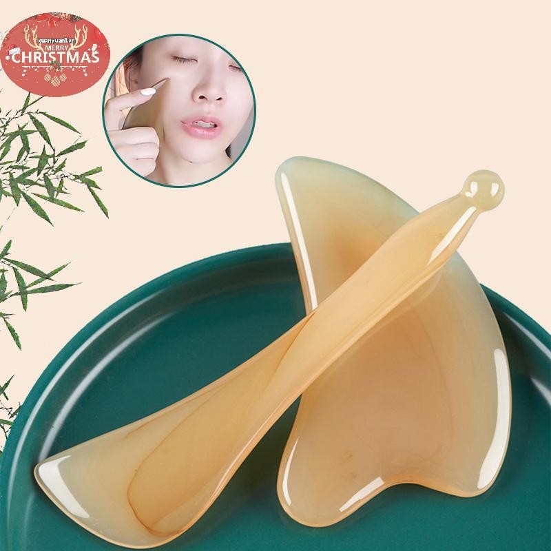 XUAN Da Cạo Nhựa Gua Sha Massage Ban Guasha Tấm Mặt Mắt SPA Máy Mát Xa Cạp Dụng Cụ Cho Mặt Cổ Lưng Chân Cơ VN