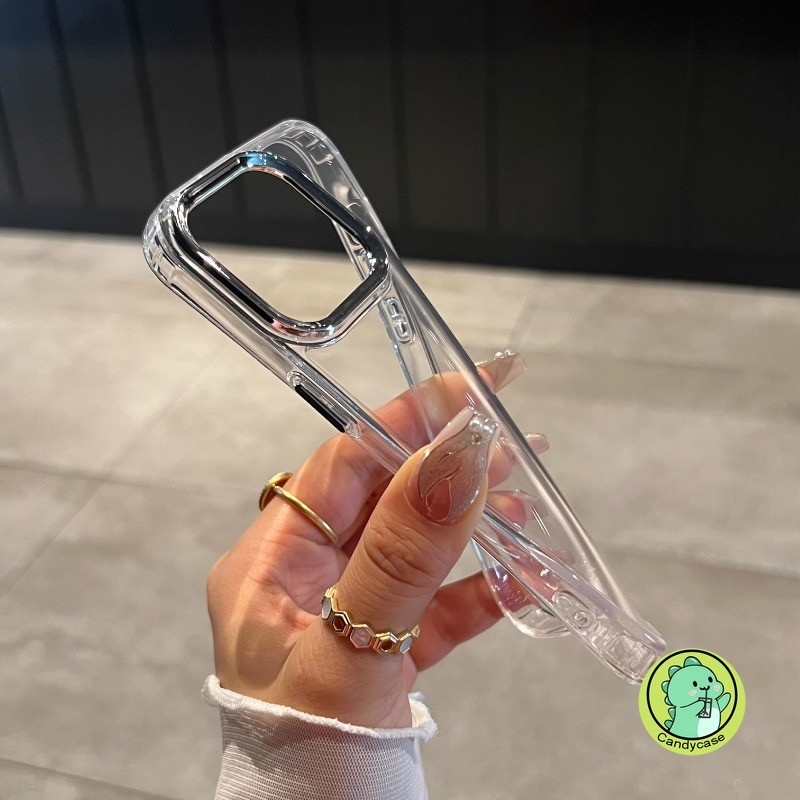 Vỏ bảo vệ Camera cho Samsung Galaxy S25 Edge S24 S23 S22 S21 S20 FE S10 Note 20 Ultra 10 Plus + 5G 4G Vỏ sang trọng Khung mạ đơn giản dễ thương Vỏ điện thoại mềm