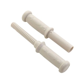 DE Dễ dàng lắp đặt Tay cầm thay thế ngựa bập bênh bằng nhựa có thiết kế chống trượt cho trẻ em Thiết bị đi xe khi chơi