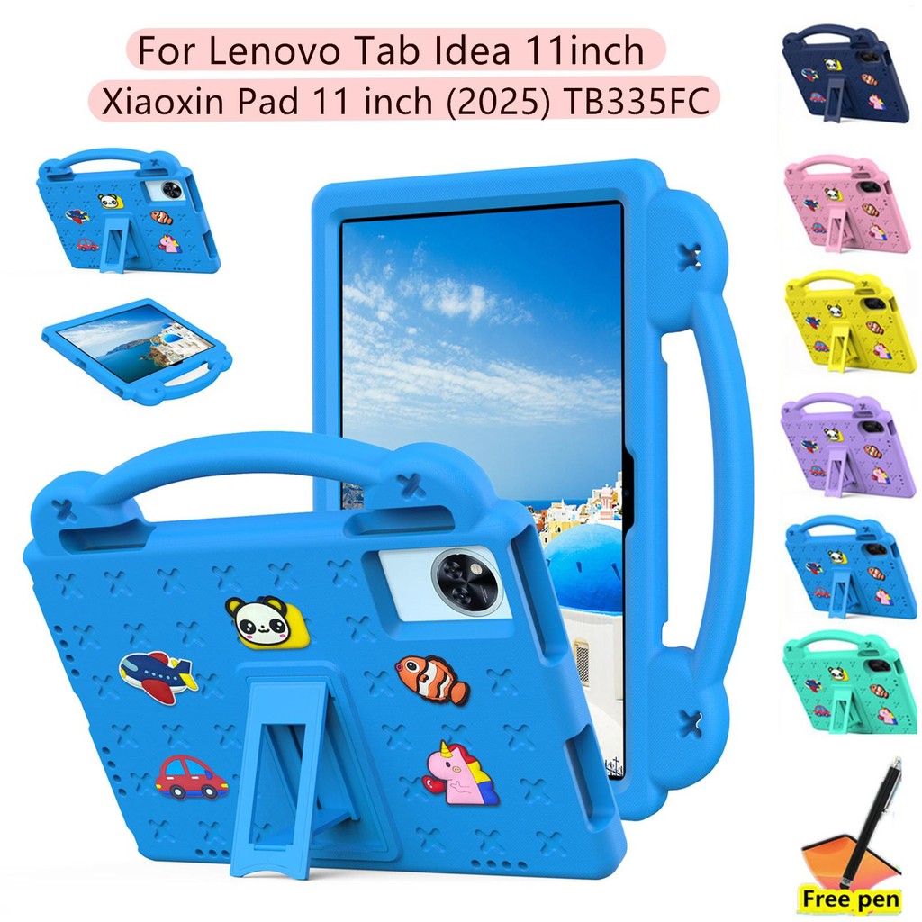 Ốp Lưng Tương Thích Cho Lenovo Tab Idea 11inch 2025 TB336FU TB336ZU Xiaoxin Pad 11 2025 TB335FC Vỏ Chất Liệu Bọt EVA Máy Tính Bảng Trẻ Em An Toàn Trẻ Em Vỏ Bảo Vệ Chống Sốc