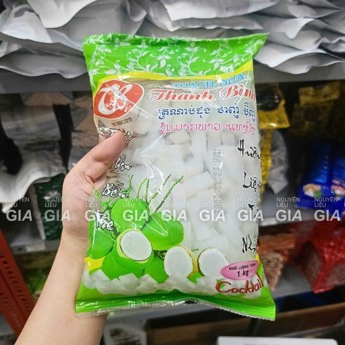 [THÙNG 12 BỊCH] Thạch dừa Thanh bình bịch 1kg