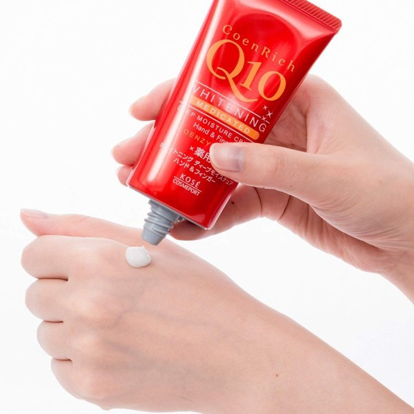 Kem dưỡng da tay Q10 Kose Hand Cream Mềm mịn chống lão hóa 80g Nhật Bản