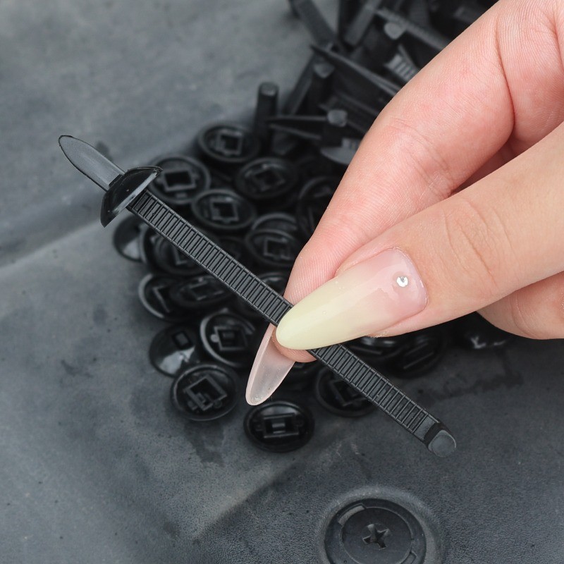Khóa Nylon chịu thời tiết - Dụng cụ khóa cố định lâu dài - Dây buộc cáp hai khe cắm được nâng cấp cho thân xe​
