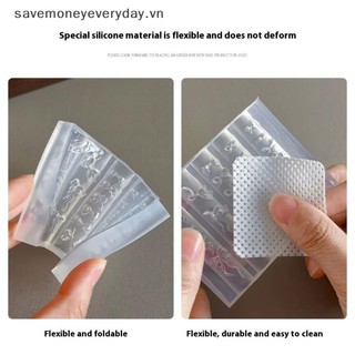[savemoneyeveryday] Khuôn silicon nơ mới Tem nghệ thuật làm móng tay DIY Dụng cụ thủ công Khuôn lập thể Dụng cụ làm móng tay Phụ kiện trang trí móng tay [vn]