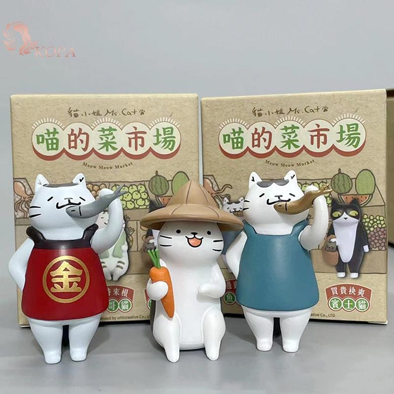 KOPA Hình Búp Bê Meow Market Túi Mù Nhân Vật Hành Động Trang Trí Mô Hình Quà Tặng Trẻ Em VN
