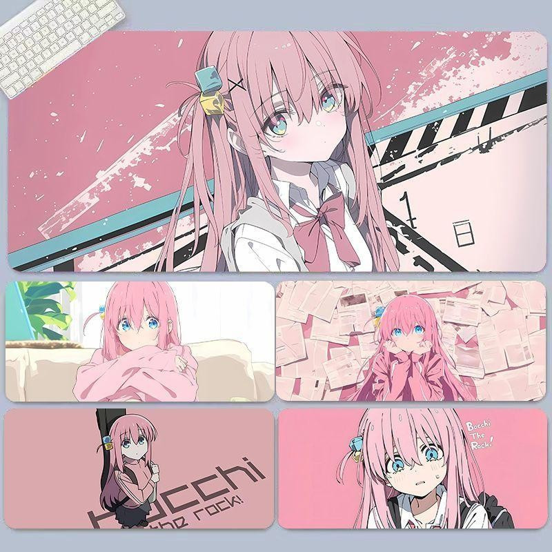 Bocchi the Rock! Tấm lót chuột để bàn 90x40cm Kích thước lớn | Ban Nhạc Anime | Cao su chống trượt dày 3mm | Miếng đệm chơi game mở rộng cho PC, học tập