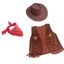 Treeling 3 Bộ Trang Phục Phương Tây Mũ Cao Bồi Bandana Phương Tây Cao Bồi Trang Phục Phụ Kiện Cho Tiệc Halloween Trang Phục Pret