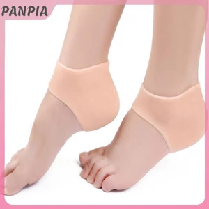 PANPIA-2 Chiếc Silicon Dưỡng Ẩm Gel Gót Tất Nứt Chân Chăm Sóc Da Bảo Vệ Nóng