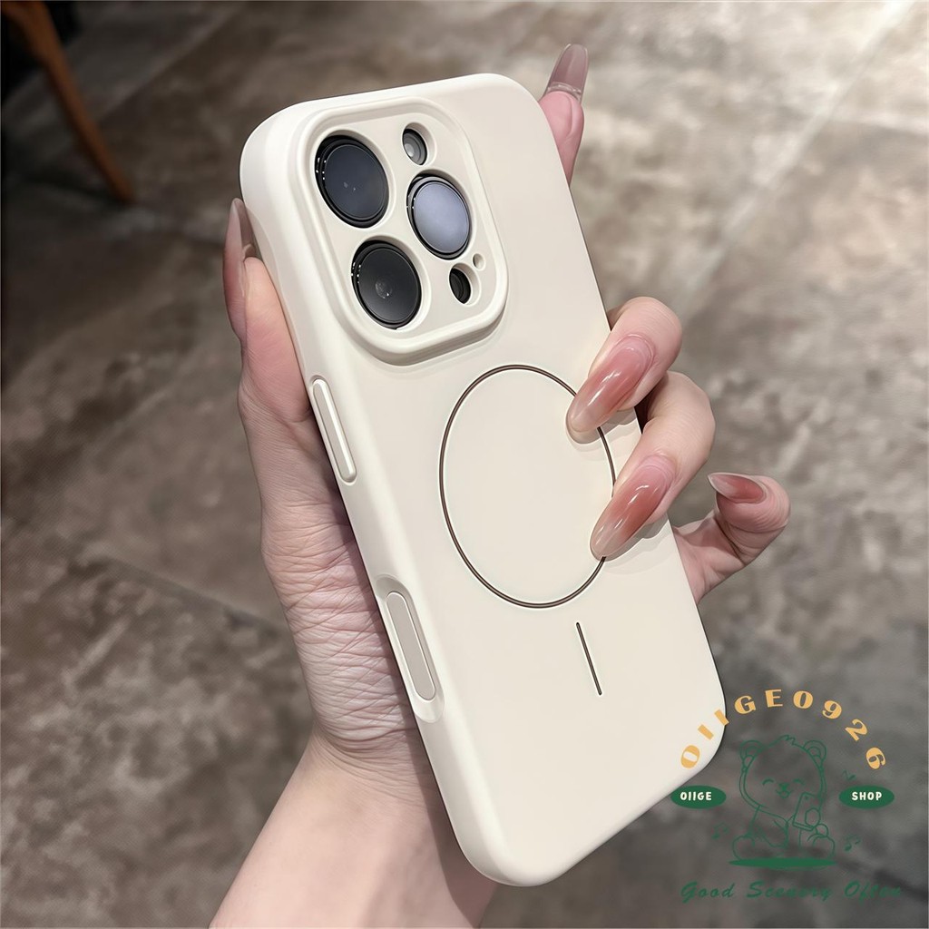 Ốp điện thoại từ tính nhạy cảm chống bẩn cho da lỏng chống bẩn iphone16 Pro Max 15 14 13 12 11 cho vỏ iPhone Vỏ mềm silicon TPU chống sốc