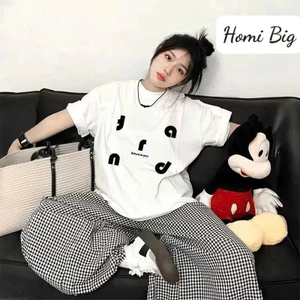 Áo thun phông nam nữ cộc tay chất liệu cotton siêu thoáng mát dáng dài rộng phối họa tiết hình in dễ phối đồ MT33 SP326