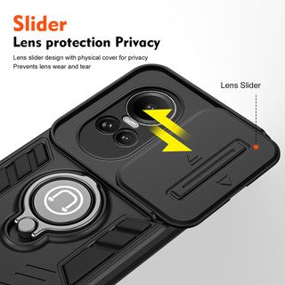 Dành Cho OPPO Reno 10 5G / 10 Pro 5G Ốp điện thoại Có Chân Đế Giáp Mặt Sau TPU Mềm Edge Bảo Vệ Ống Kính Máy Ảnh Chống Sốc Mỏng Bao