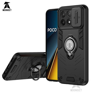 Dành Cho Xiaomi POCO X6 Pro Ốp điện thoại Có Chân Đế Giáp Lưng TPU Mềm Edge Bảo Vệ Ống Kính Máy Ảnh Chống Sốc Mỏng Bao