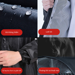 Bộ Áo Mưa Toàn Thân Cao Cấp Myd.23 - Chống Nước, Phản Quang, Chất Liệu Vải Dù Dành Cho Người Lớn