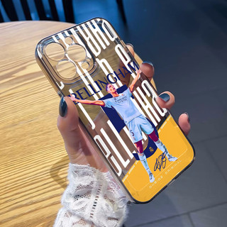 Ốp điện thoại Bellingham cho iPhone 11, / 16 12 / 13 / 14 / 15pro Max, cá tính sáng tạo thú vị. Vỏ trong suốt, chống thấm nước, chống sốc, vỏ bảo vệ