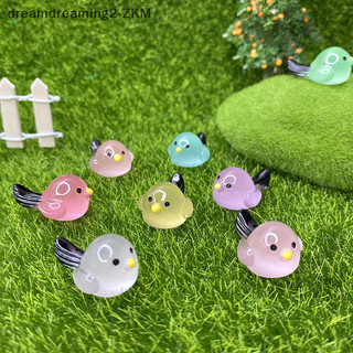 [dreamdreaming] 5 Chiếc Chim Nhựa Dạ Quang Chim Trang Trí Sân Vườn Cổ Tích Bức Tượng Nhỏ Chim Microlandscape Phụ Kiện DIY [zkm]