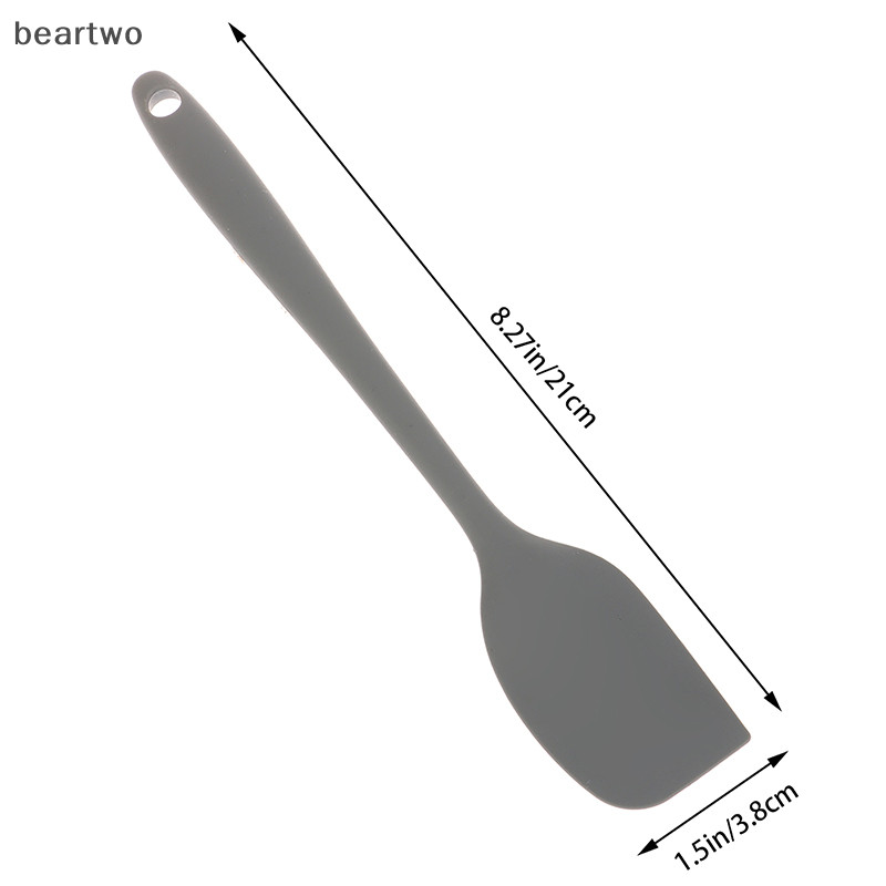 < Beartwo > 1 Thìa Silicon Cấp Thực Phẩm Cho Dụng Cụ Cạo Nướng Bánh Thìa Nấu Chịu Nhiệt Máy Rửa Bát An Toàn Và Đẹp