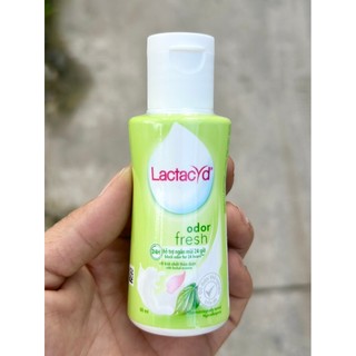 3 Chai Dung Dịch Vệ Sinh Lactacyd Odor Fresh Ngăn Mùi 24H 60ml - Hàng mini size