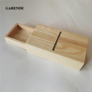 Máy bào xà phòng bằng gỗ Garende Máy bào hộp gỗ Máy cắt bánh có hộp lưu trữ để làm dụng cụ