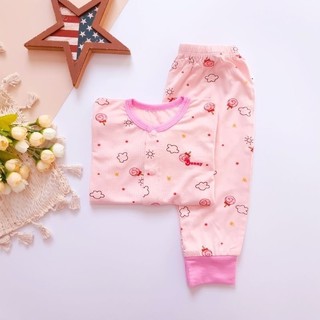 Bộ quần áo sơ sinh thun cotton lụa cúc thẳng siêu mềm mịn Bunnybaby cho bé 3-10kg