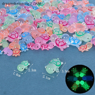 [dreamdreaming] 6 / 10 Con Rùa Dạ Quang Trang Trí Nhà Cảnh Quan Nhựa Thủ Công Phát Sáng Rùa Vườn Cá Thu Nhỏ Đồ Trang Trí [zkm]