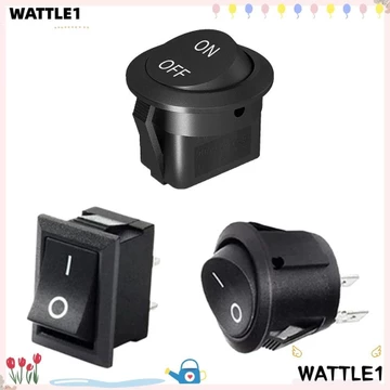 Công tắc tròn WTTLE, 20MM 12V 24V BẬT / Công tắc, Công tắc nút nhấn Công tắc bật tắt Công tắc Rocker tròn Mini Thuyền