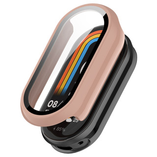 Dành Cho Xiaomi Smart Band 9 Vỏ PC Cứng Cho Miband 9 / 8 Kính Cường Lực Bảo Vệ Màn Hình