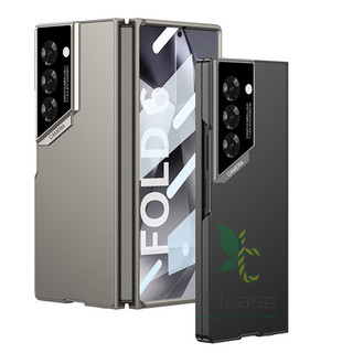 Ốp lưng gấp siêu mỏng Slim Raptor cho Samsung Galaxy Z Fold 6 Vỏ kính cường lực phía trước thân thiện với da