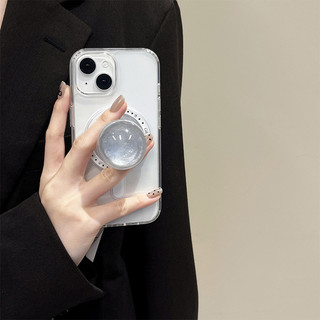 Crystal Ball Tròn Từ Tính Giá Đỡ Điện Thoại Cho IPhone 16 15 14 13 12 Pro Max 14 Plus Có Thể Gập Lại Pop Ring Grip Co Giãn Để Bàn Chân Đế p2
