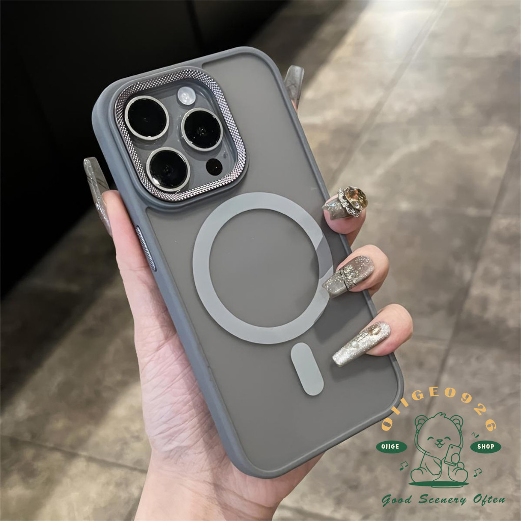 Tẩy tế bào chết cảm giác da lỏng từ tính Vỏ điện thoại iphone16 15 Pro Max 14 13 12 11 vỏ cho vỏ iPhone Vỏ mềm silicon TPU chống sốc