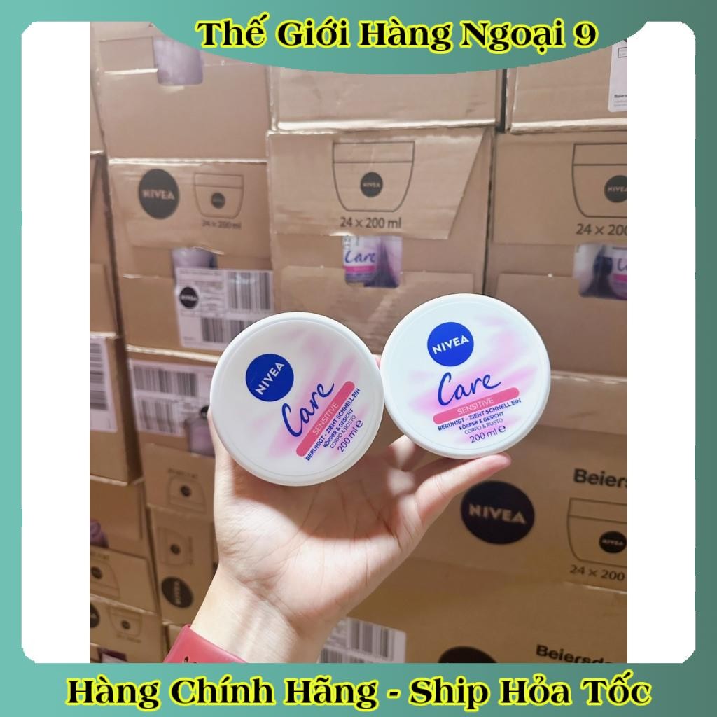 [auth] Kem dưỡng ẩm NIVEA CARE Đức - Siêu dưỡng ẩm chống khô da, chống nứt nẻ  🎀 [Hot]