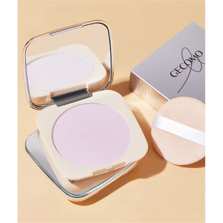 Phấn nền dạng bột mịn cố định GECOMO Soft-focus Matte Fixed Makeup Powder Cake Natural Lightweight Powder Foundation Invisible Pore ღ Pink Girl Bling Makeup Look