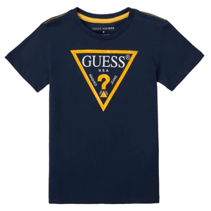 Guess Cổ Tròn Tay Ngắn Cổ Điển Áo Thun Cotton Thoáng Khí Top Mới 0608