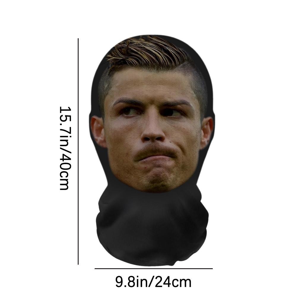 Học Ngôi Sao Bóng Đá Ngộ nghĩnh Neymar Ronaldo Mặt Hiệu Suất Đồ Chơi Prank Toàn Mặt Mũ Dành Cho Người H5d2