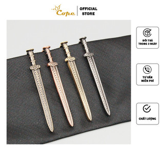 Kẹp cà vạt hình cây kiếm độc lạ, phụ kiện cà vạt nam cope