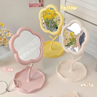 Gương trang trí máy tính để bàn gương trang điểm hoa dễ thương