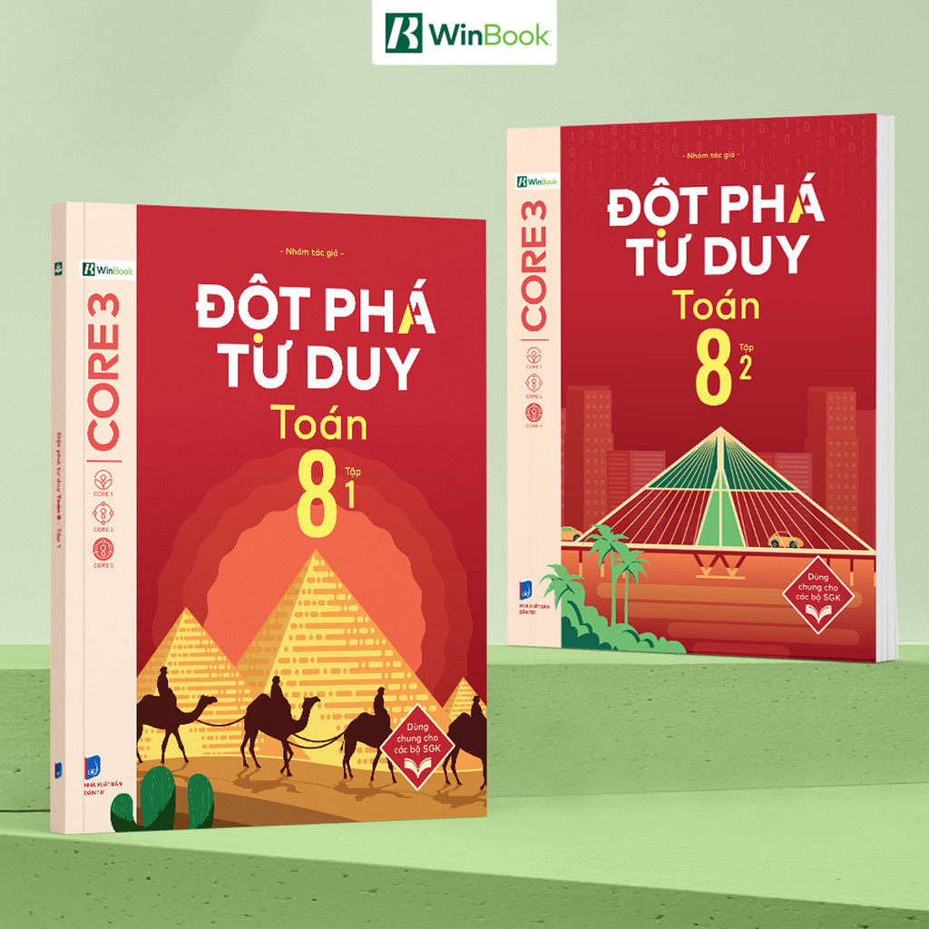 Ảnh Sách - Đột phá tư duy Toán 8 - Dùng chung cho các bộ SGK 1