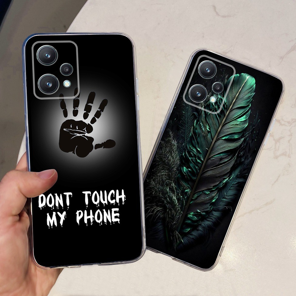 Dành Cho Realme Q5 RMX3478 Ốp Lưng V25 5G Trong Suốt Thẩm Mỹ Gấu Trúc Dễ Thương Mềm TPU Ốp Lưng Cho Realme V25 Ốp lưng